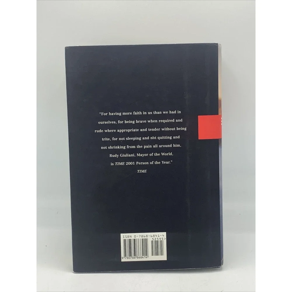 Book Rudy Giuliani,‎ Leadership: Hardcover 2002 SIGNED First Edition